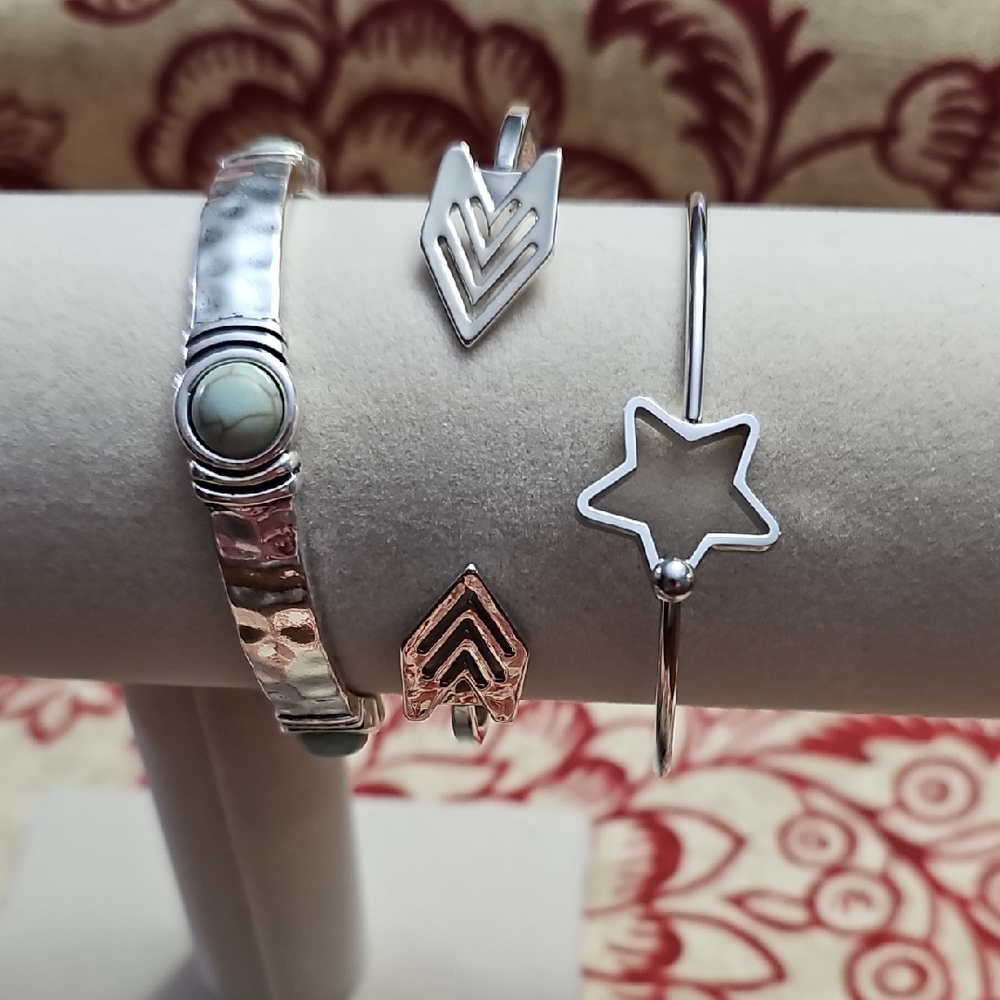 Plunder Silver Bracelet Set